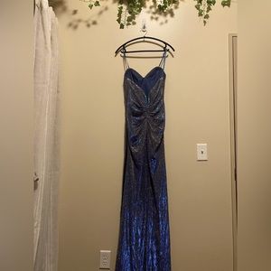 NWOT Color flash Mermaid Dress